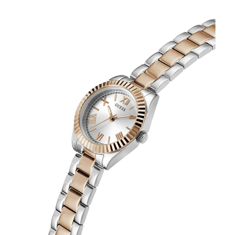Guess Mini Luna Silver Round Dial Quartz Analog Women Watch Watch Guess