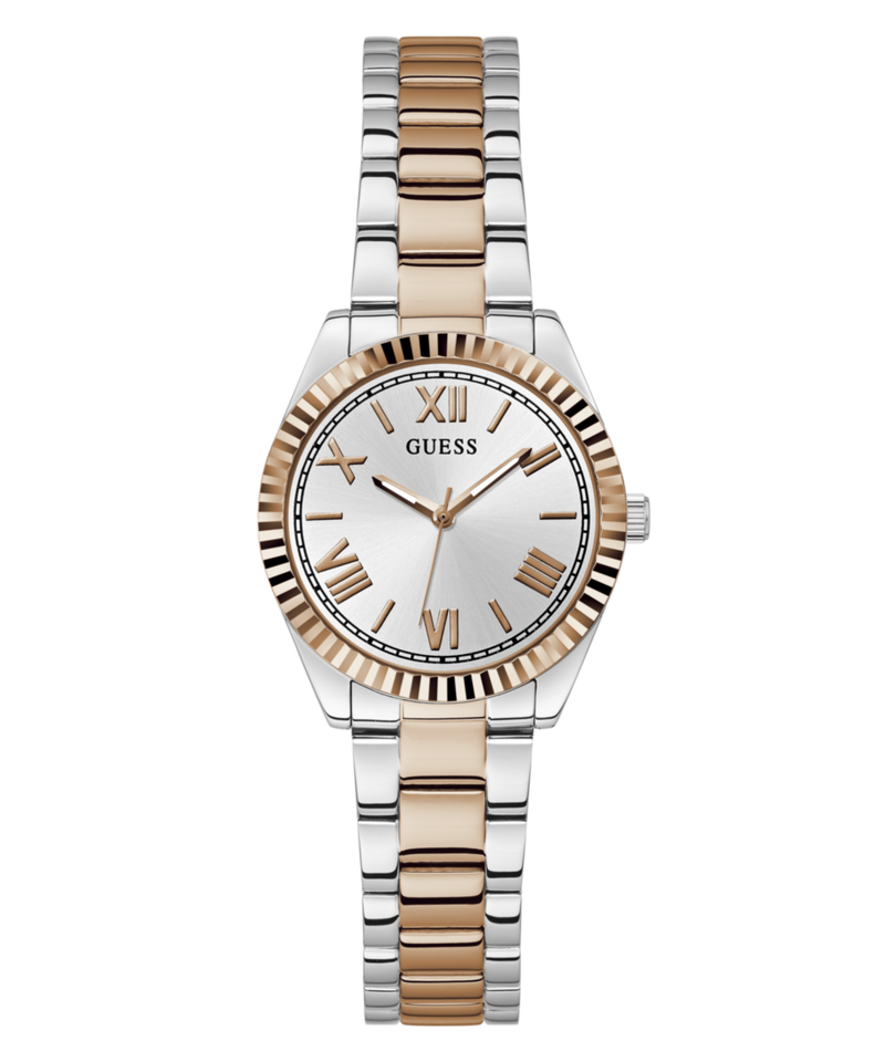Guess Mini Luna Silver Round Dial Quartz Analog Women Watch Watch Guess