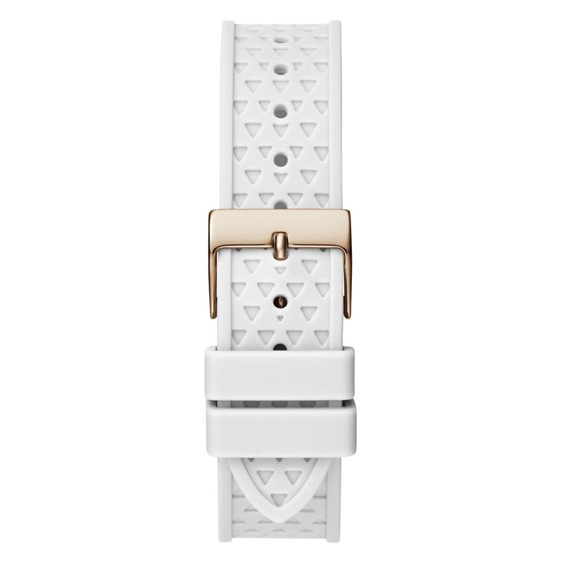 Guess Zest White Octogonal Dial Quartz Analog Women Watch Watch Guess