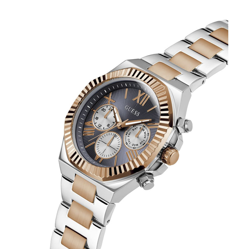 Guess Equity Navy Round Dial Quartz Analog Men Watch Watch Guess