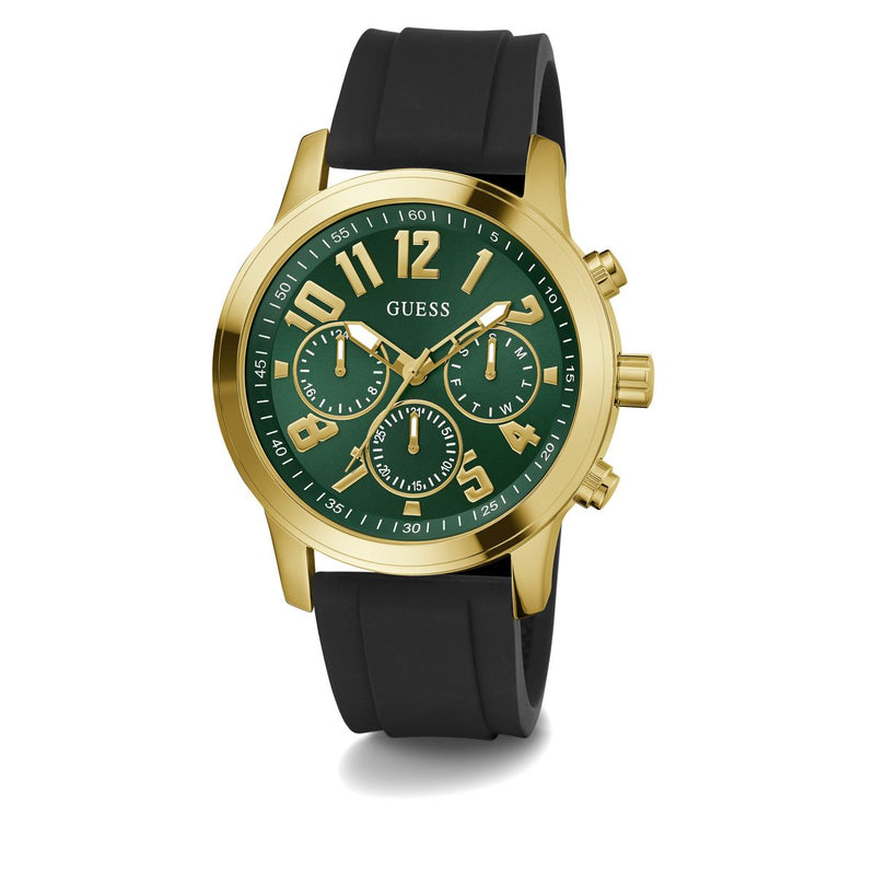 Guess Parker Green Round Dial Quartz Analog Men Watch Watch Guess