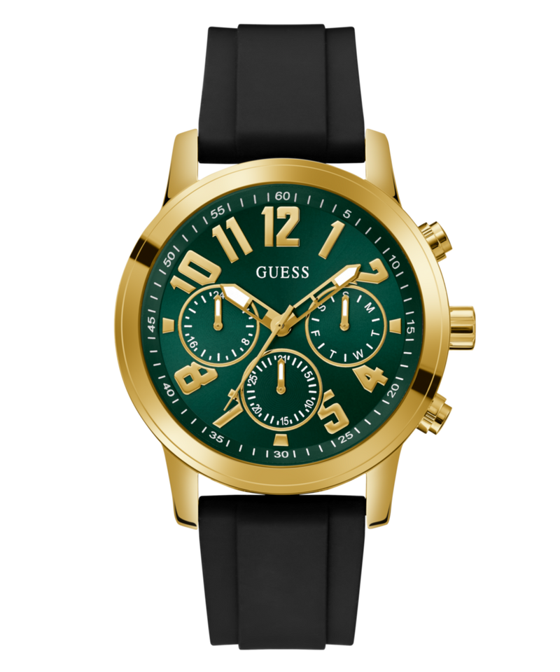 Guess Parker Green Round Dial Quartz Analog Men Watch Watch Guess