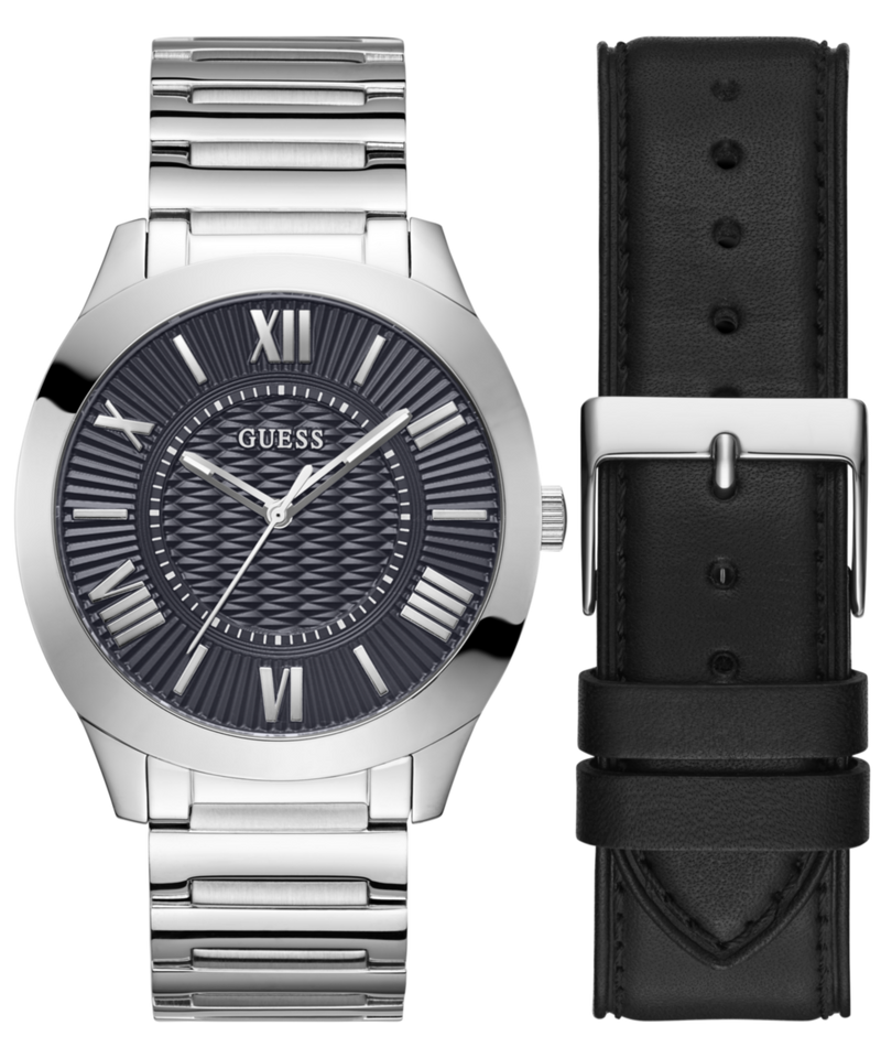 Guess Arc Blue Round Dial Quartz Analog Men Watch Watch Guess