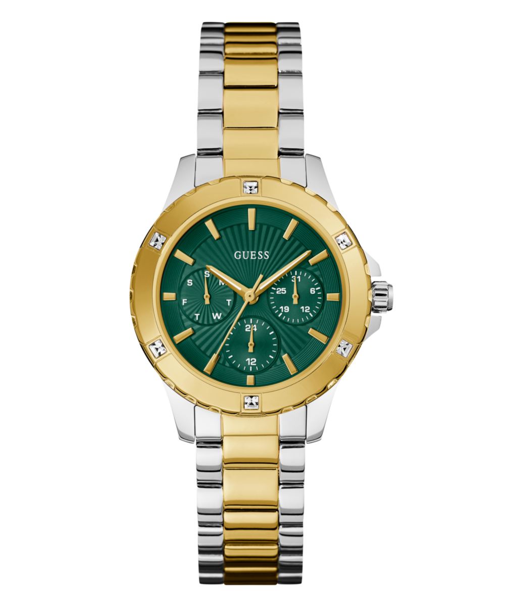 Guess Mist Green Round Dial Quartz Analog Women Watch