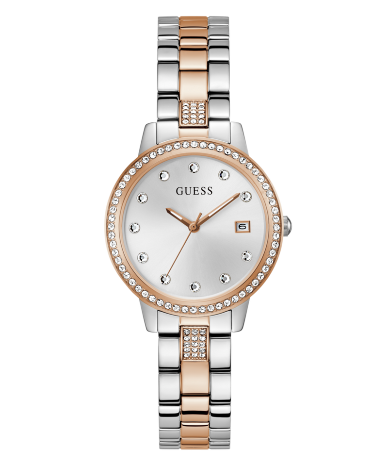 Guess Heartless White Round Dial Quartz Analog Women Watch Watch Guess