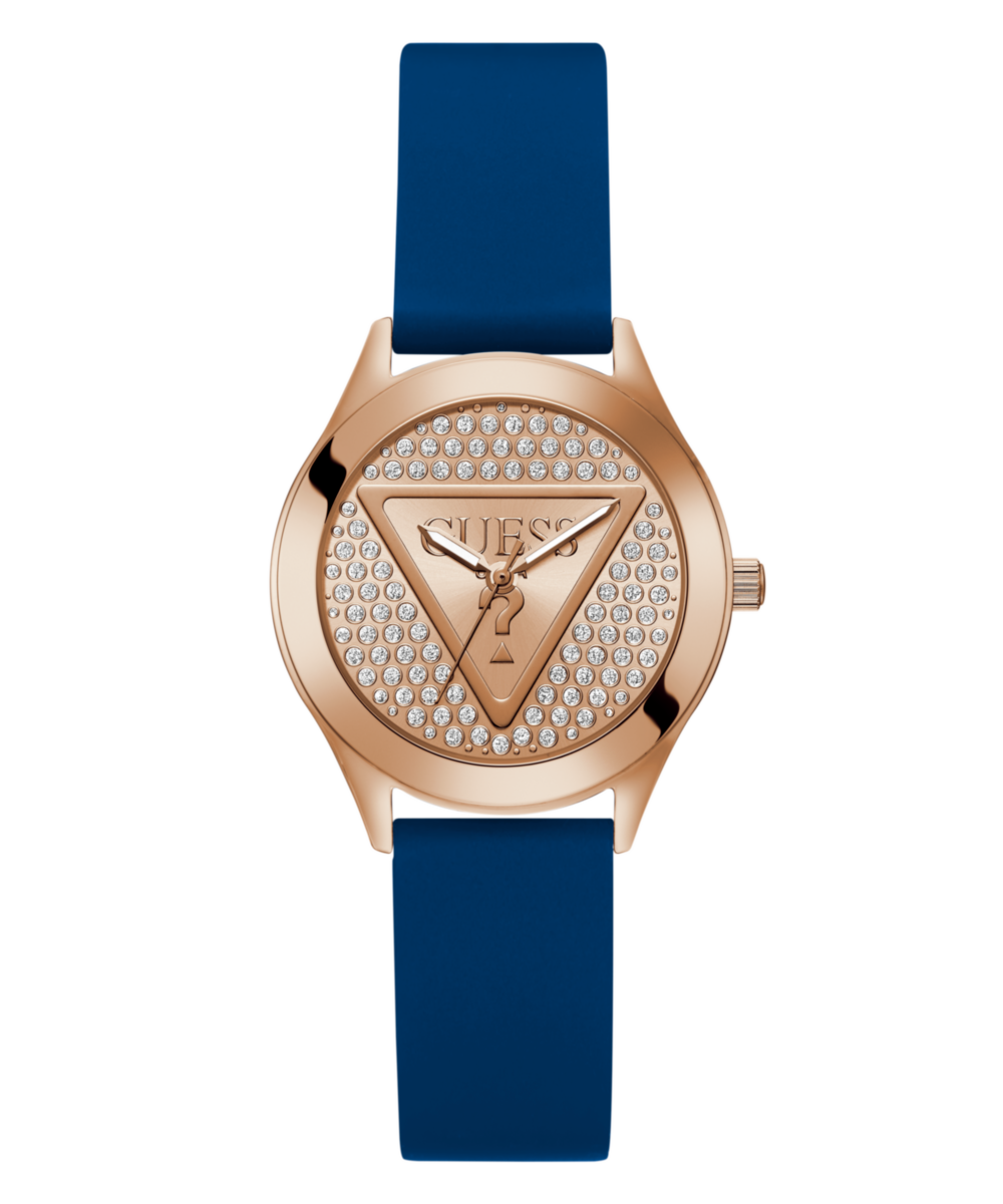 Guess Glitz Plaque Rose gold Round Dial Quartz Analog Women Watch