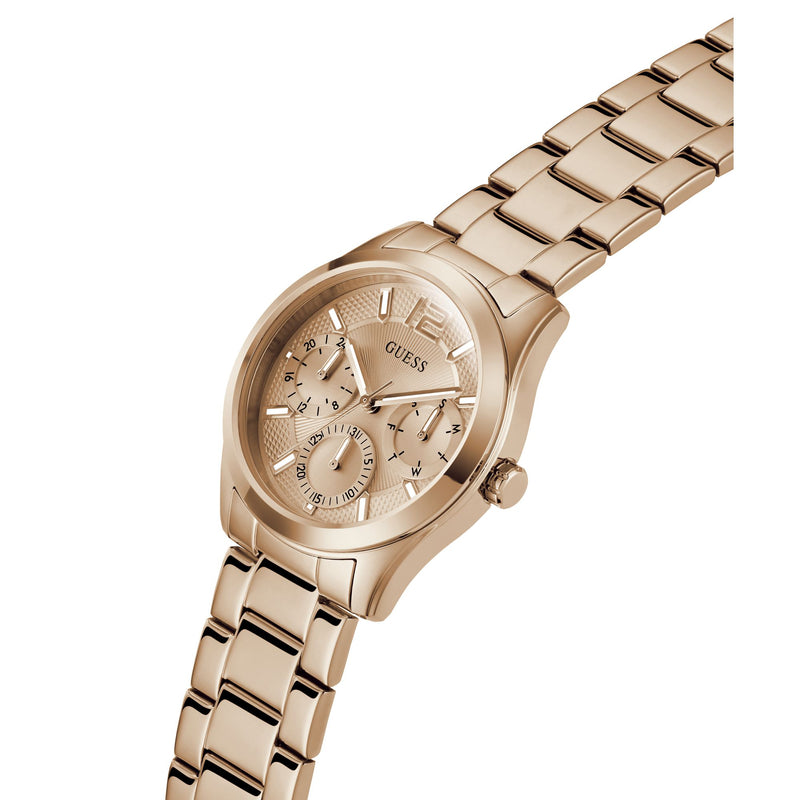 Guess Zoe Rose gold Round Dial Quartz Analog Women Watch Watch Guess
