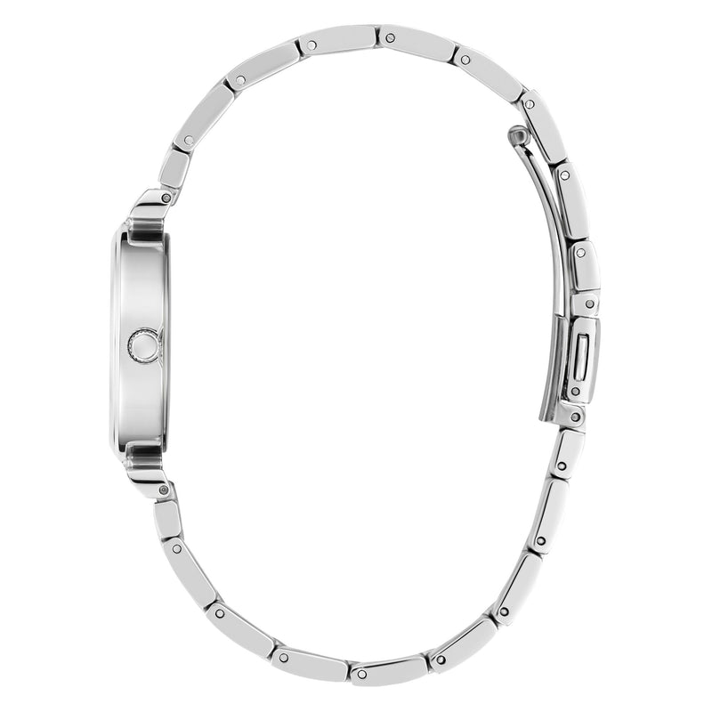 Guess Array Silver Round Dial Quartz Analog Women Watch Watch Guess