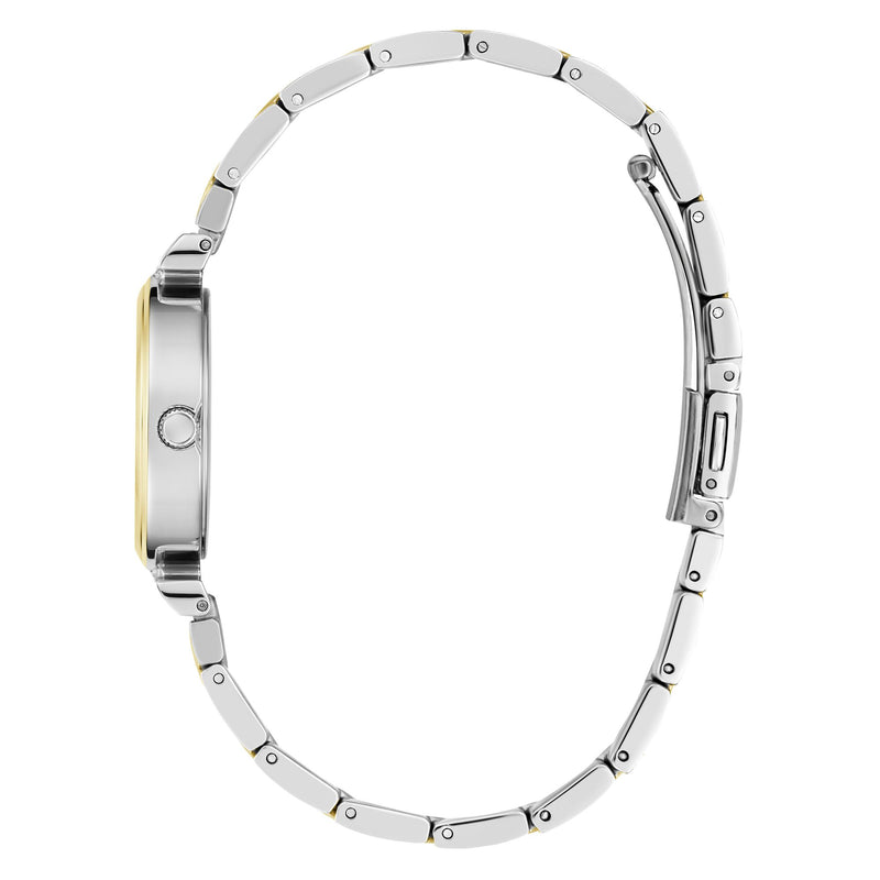 Guess Array Silver Round Dial Quartz Analog Women Watch Watch Guess