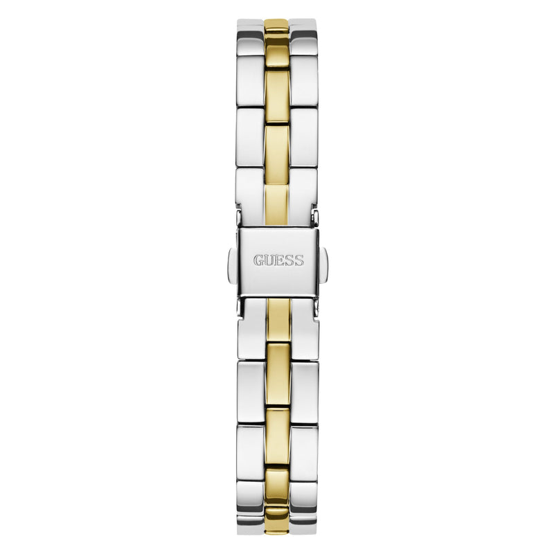Guess Array Silver Round Dial Quartz Analog Women Watch Watch Guess