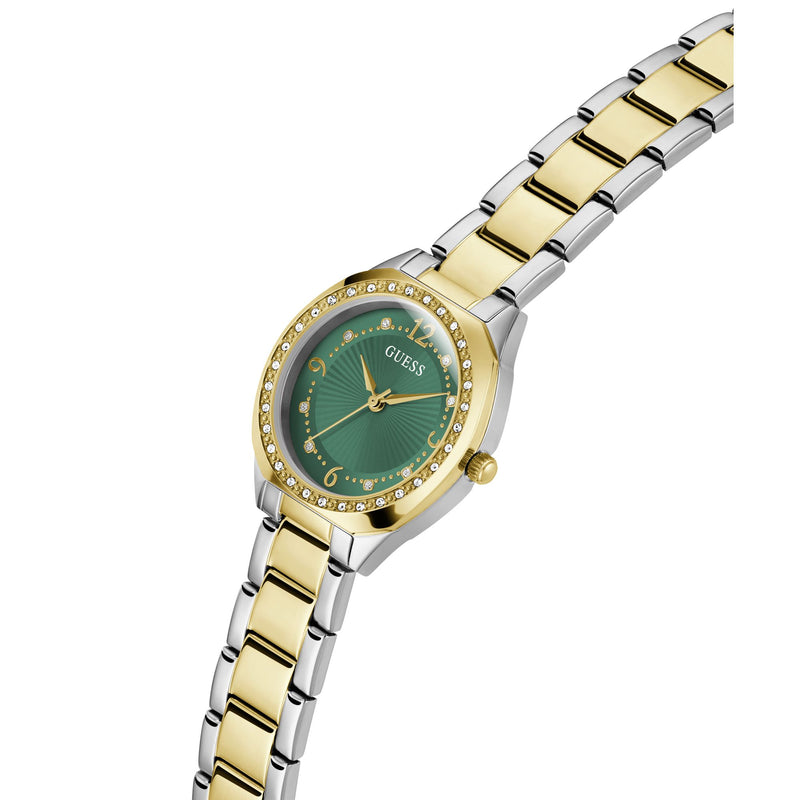 Guess Charlotte Green Round Dial Quartz Analog Women Watch Watch Guess