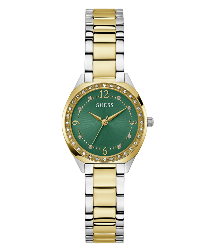 Guess Charlotte Green Round Dial Quartz Analog Women Watch Watch Guess