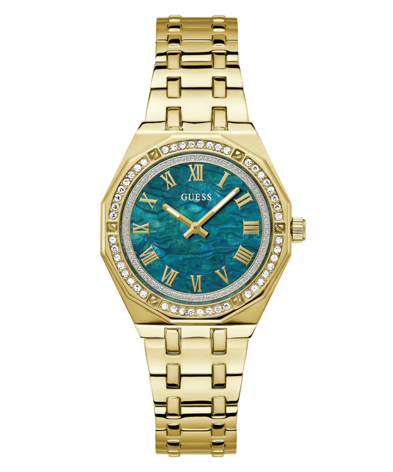 Guess Desire Green Round Dial Quartz Analog Women Watch Watch Guess