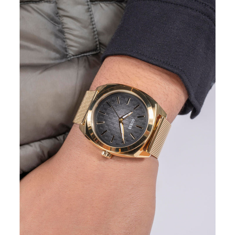Guess Marshall Black Round Dial Quartz Analog Men Watch Watch Guess