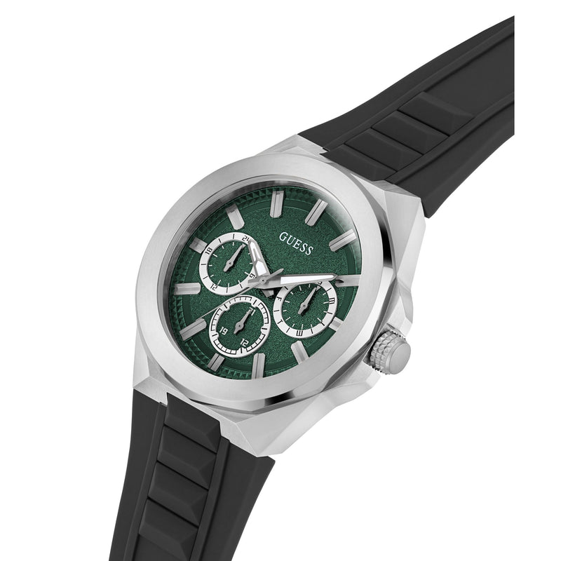 Guess Dashboard Green Round Dial Quartz Analog Men Watch Watch Guess