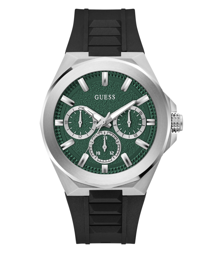 Guess Dashboard Green Round Dial Quartz Analog Men Watch Watch Guess