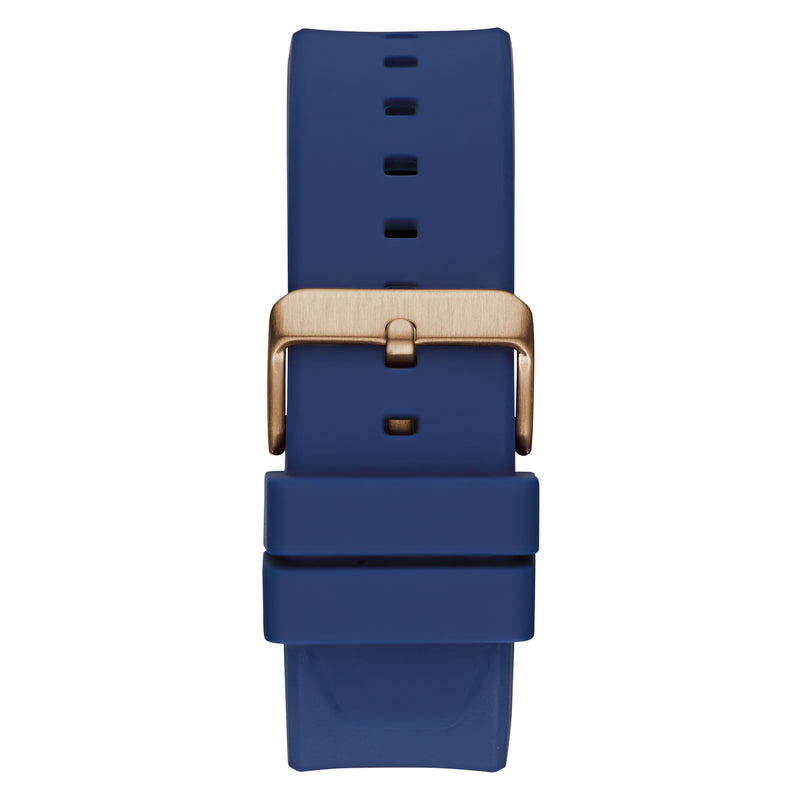 Guess R2 Blue Round Dial Quartz Analog Men Watch Watch Guess