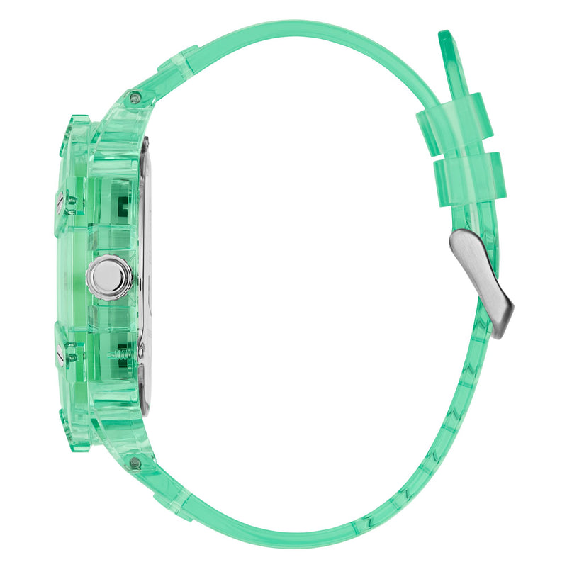 Guess Gt King Green Round Dial Analog Men's Quartz Watch Watch Guess