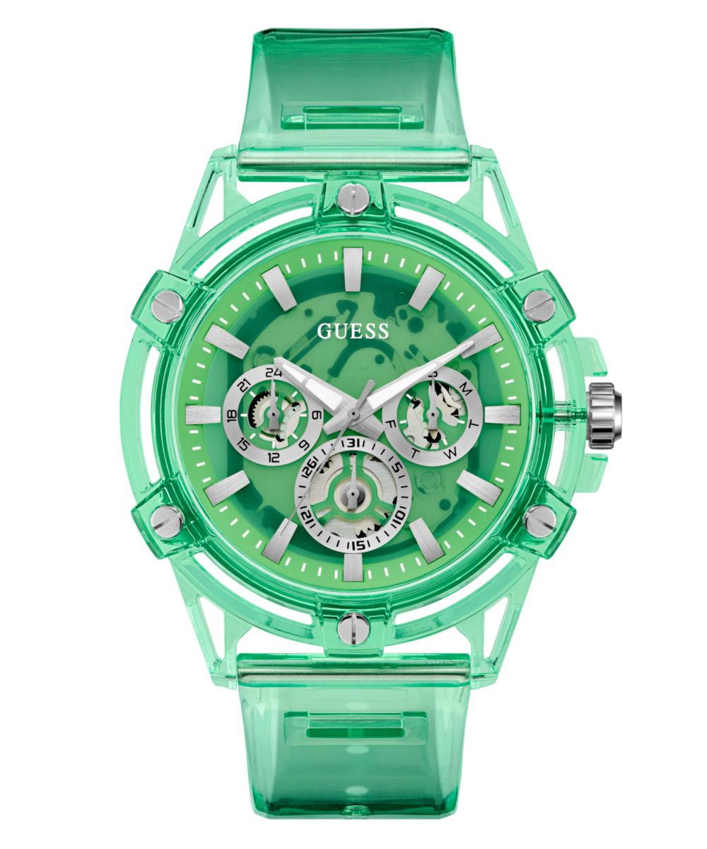 Guess Gt King Green Round Dial Analog Men's Quartz Watch