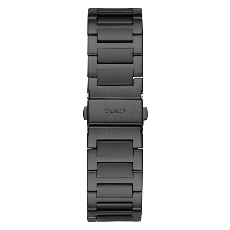 Guess Vinyl Black Round Dial Quartz Analog Men Watch Watch Guess