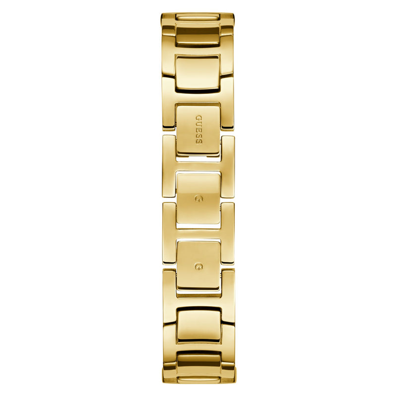 Guess Ribbon Champagne Round Dial Quartz Analog Women Watch Watch Guess