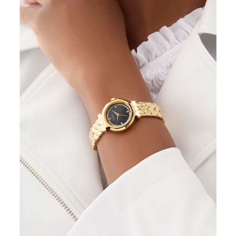 Guess Mini Rumour Black Round Dial Quartz Analog Women Watch Watch Guess