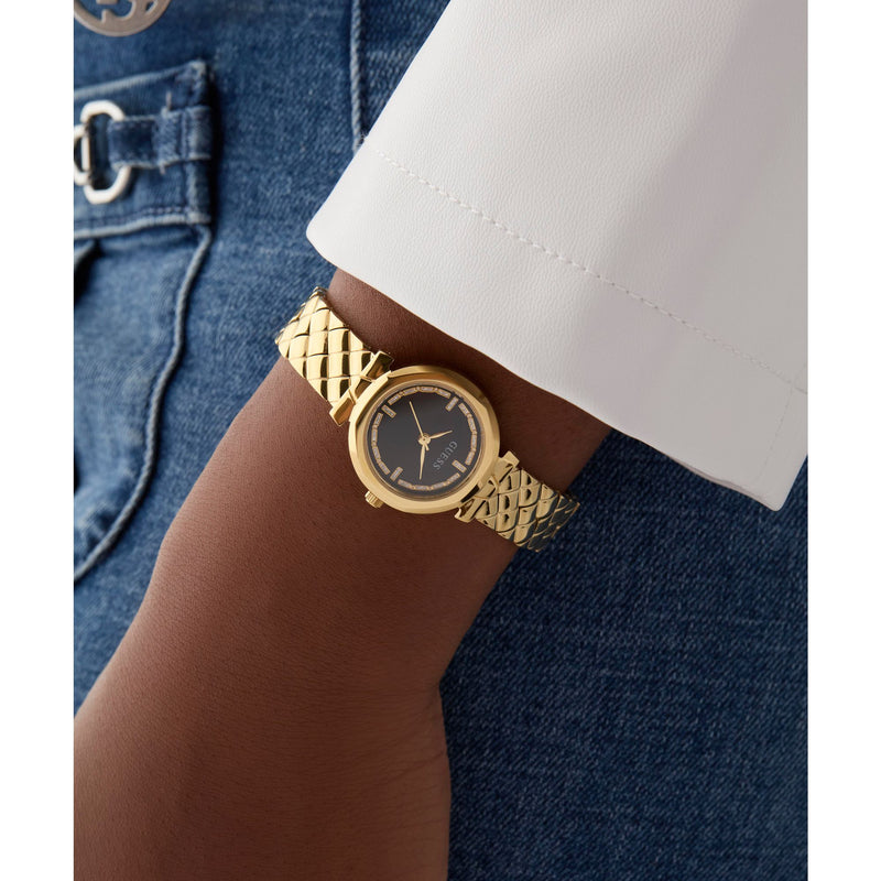 Guess Mini Rumour Black Round Dial Quartz Analog Women Watch Watch Guess