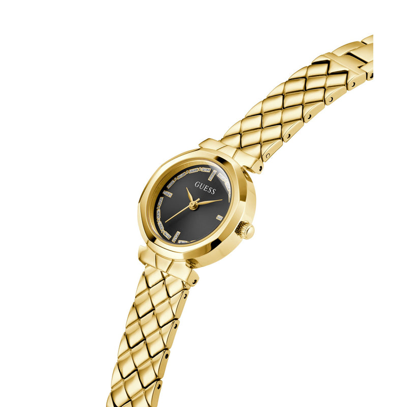 Guess Mini Rumour Black Round Dial Quartz Analog Women Watch Watch Guess