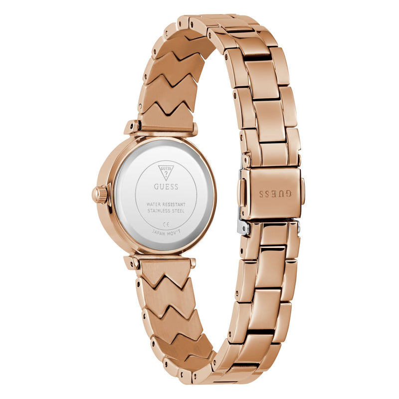 Guess Mini Rumour Pink Round Dial Quartz Analog Women Watch Watch Guess