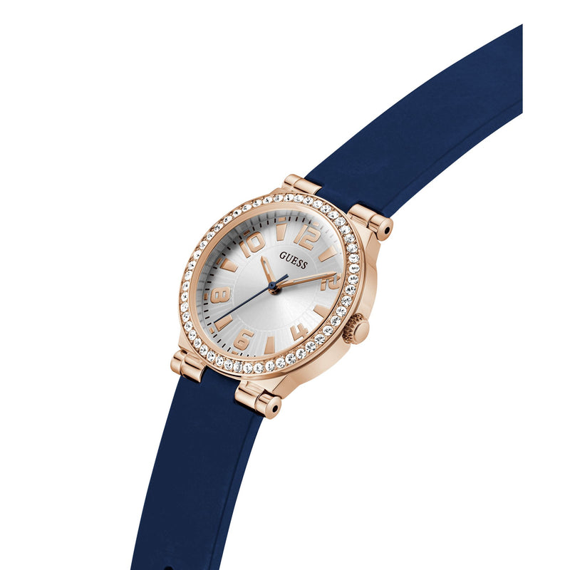 Guess Fawn White Round Dial Quartz Analog Women Watch Watch Guess