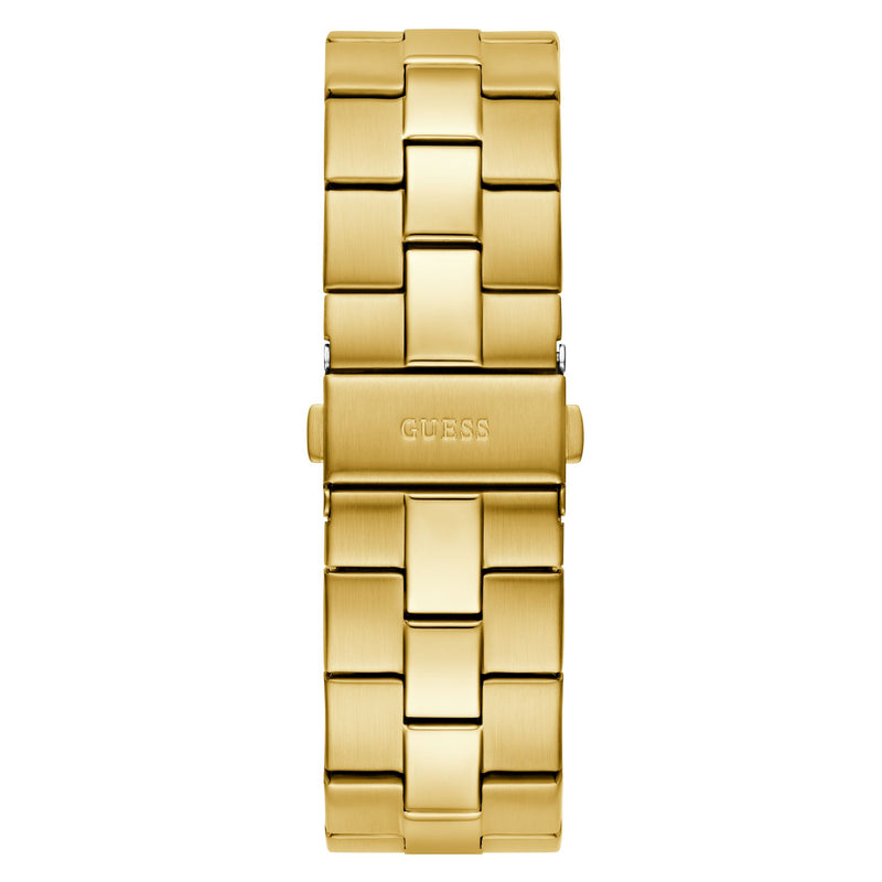 Guess Emperor Champagne Round Dial Quartz Analog Men Watch Watch Guess