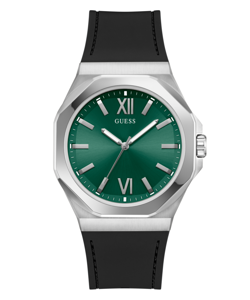 Guess Emperor Green Round Dial Quartz Analog Men Watch Watch Guess