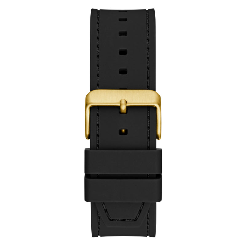 Guess Emperor Black Round Dial Quartz Analog Men Watch Watch Guess