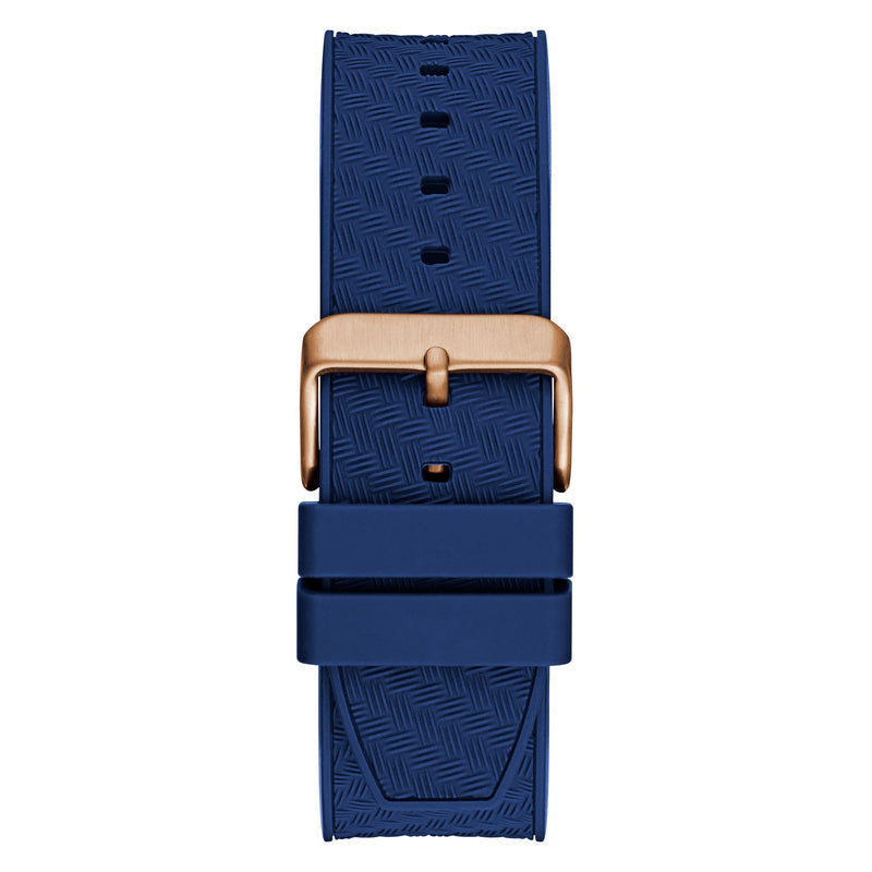 Guess Indy Blue Round Dial Quartz Analog Men Watch Watch Guess