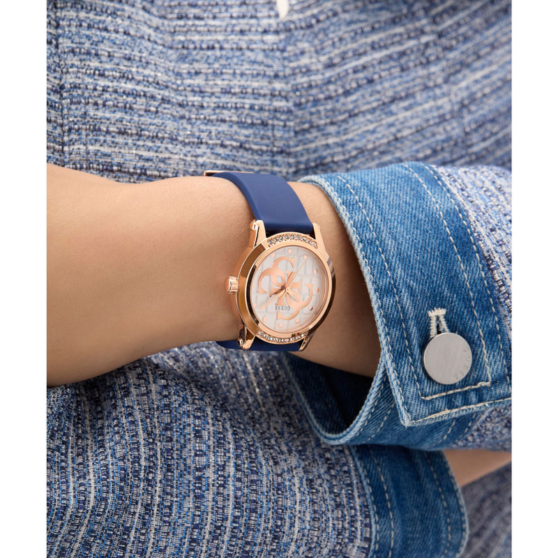 Guess Annette White Round Dial Quartz Analog Women Watch Watch Guess