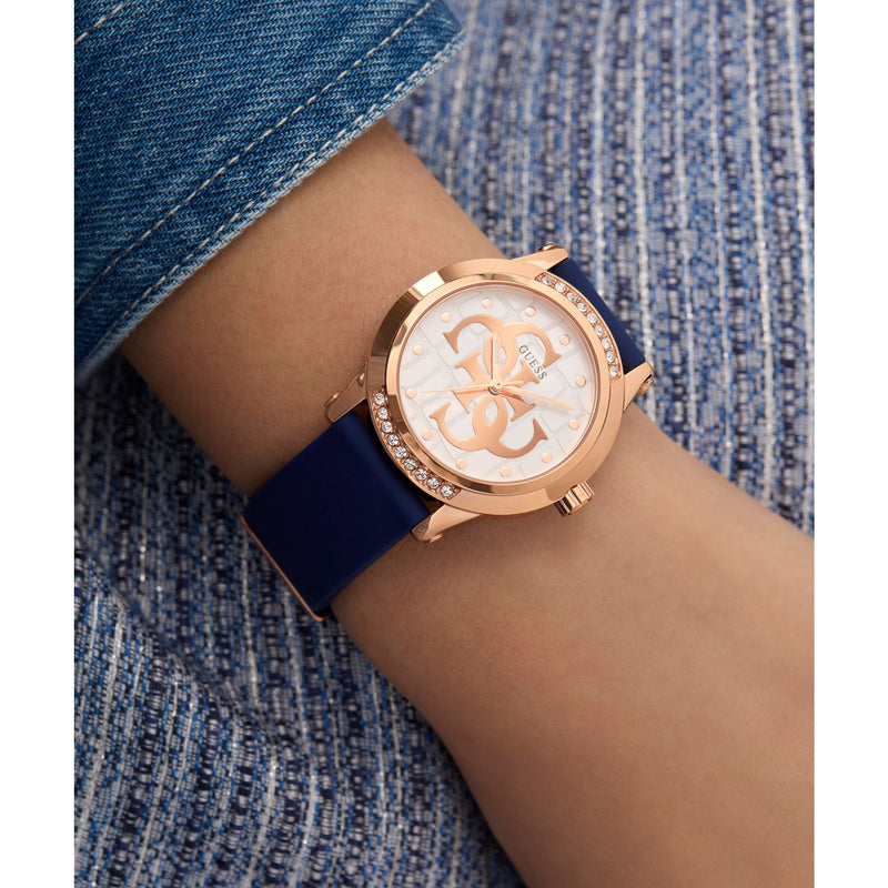 Guess Annette White Round Dial Quartz Analog Women Watch Watch Guess