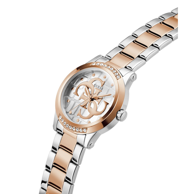 Guess Annette White Round Dial Quartz Analog Women Watch Watch Guess