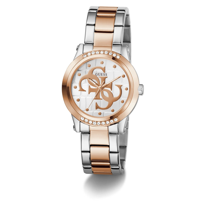 Guess Annette White Round Dial Quartz Analog Women Watch Watch Guess