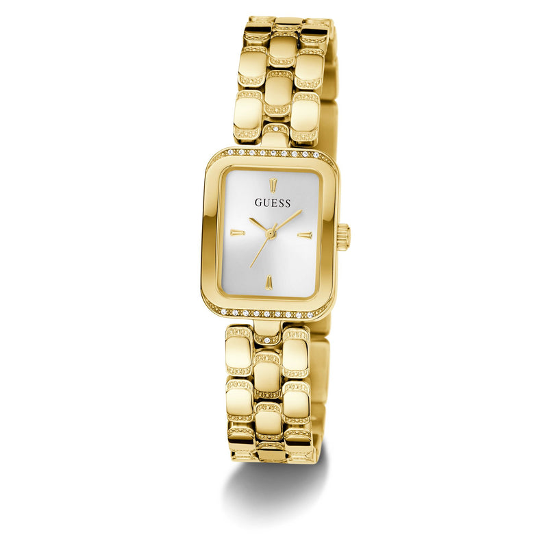Guess Isla Silver Rectangle Dial Quartz Analog Women Watch Watch Guess