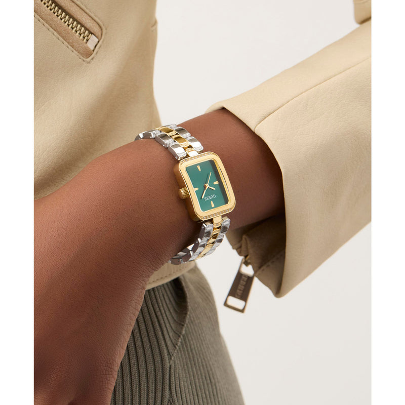 Guess Isla Green Rectangle Dial Quartz Analog Women Watch Watch Guess