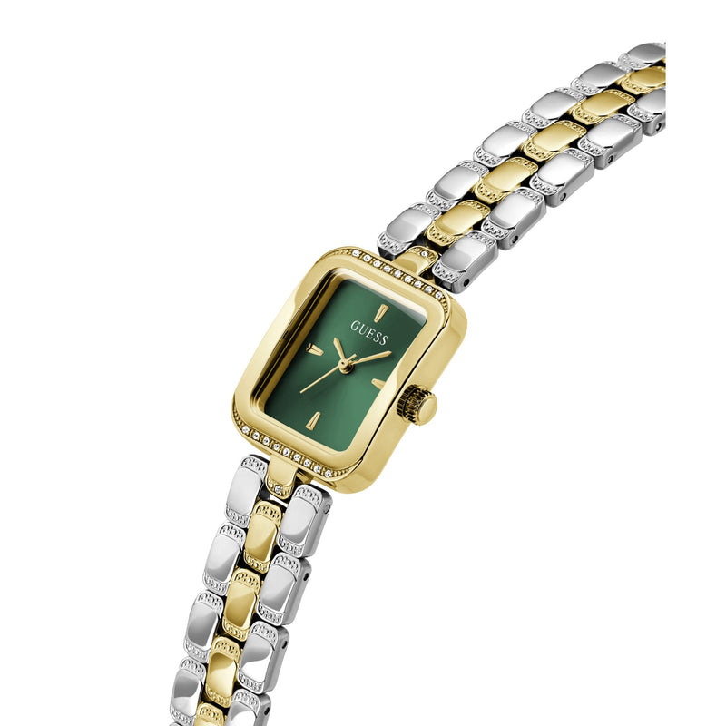Guess Isla Green Rectangle Dial Quartz Analog Women Watch Watch Guess