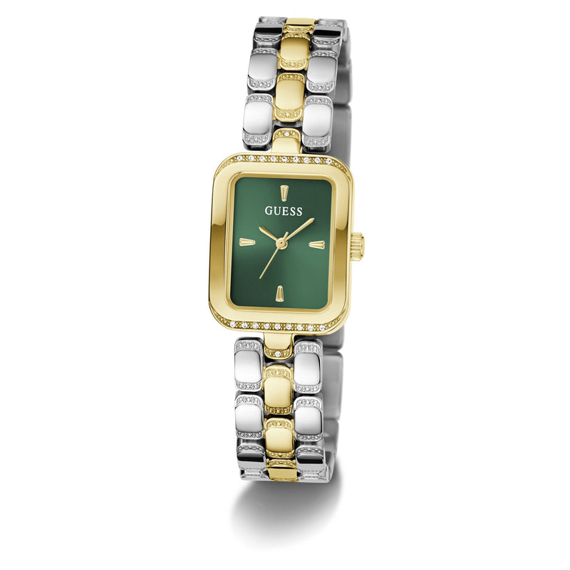 Guess Isla Green Rectangle Dial Quartz Analog Women Watch Watch Guess