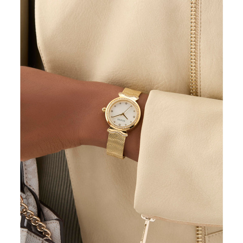 Guess Mermaid White Round Dial Quartz Analog Women Watch Watch Guess