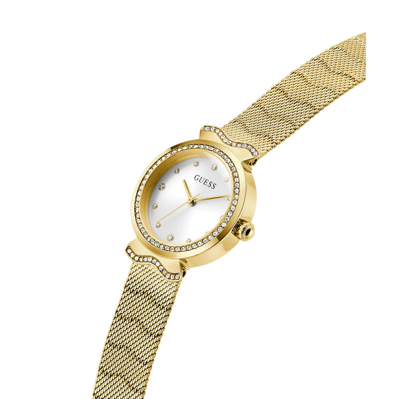 Guess Mermaid White Round Dial Quartz Analog Women Watch Watch Guess