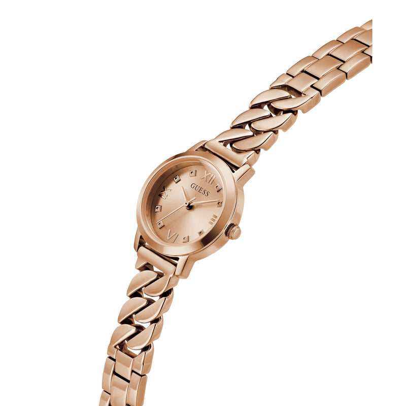 Guess Chime Rose Gold Round Dial Quartz Analog Women Watch Watch Guess