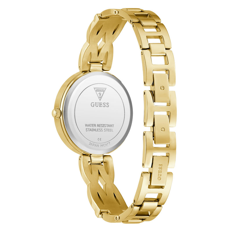 Guess Coral Gold Round Dial Quartz Analog Women Watch Watch Guess