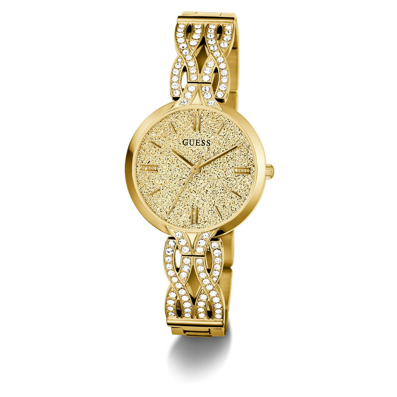 Guess Coral Gold Round Dial Quartz Analog Women Watch Watch Guess