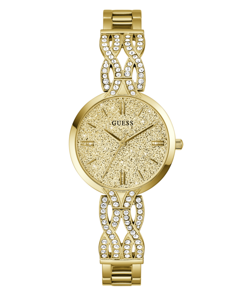 Guess Coral Gold Round Dial Quartz Analog Women Watch Watch Guess