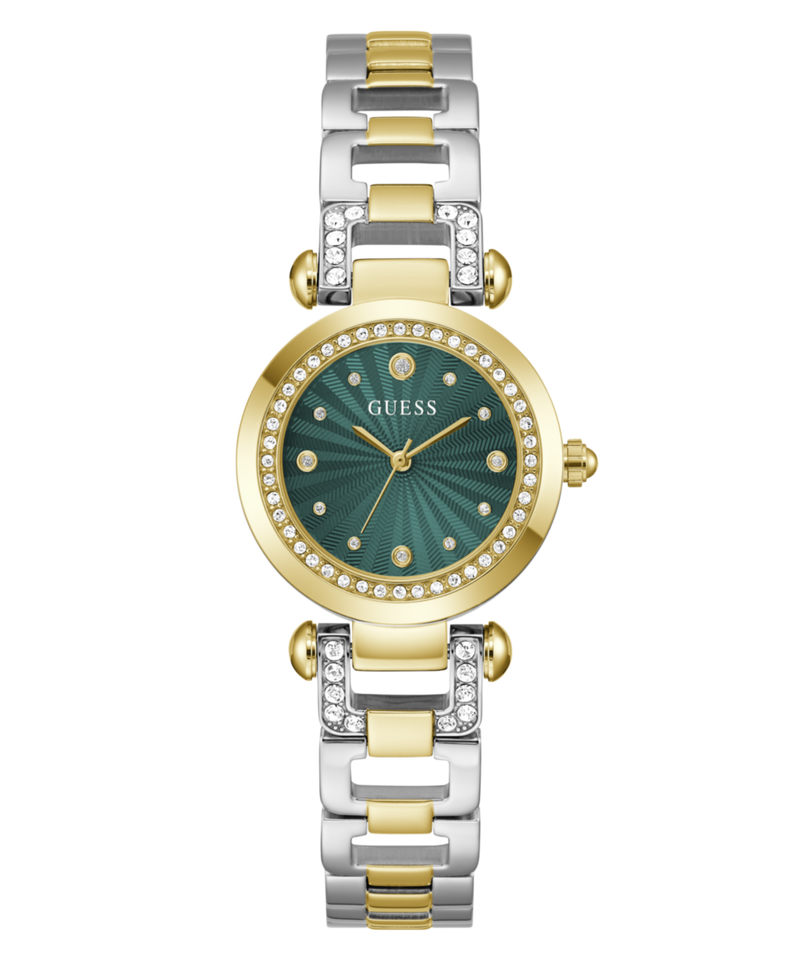 Guess Ginger Green Round Dial Quartz Analog Women Watch Watch Guess