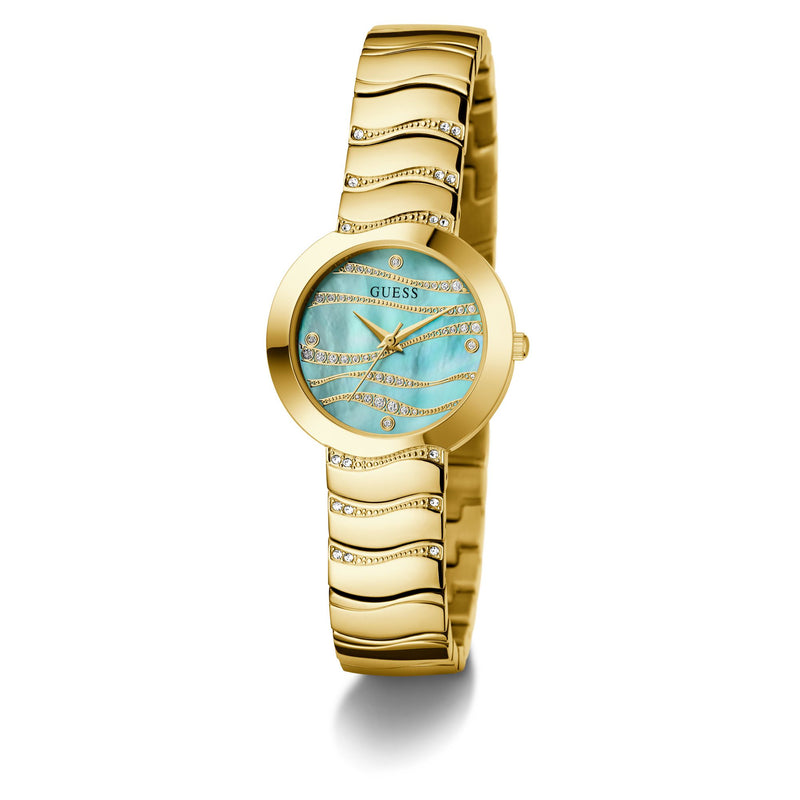 Guess Laguna Green Round Dial Quartz Analog Women Watch Watch Guess
